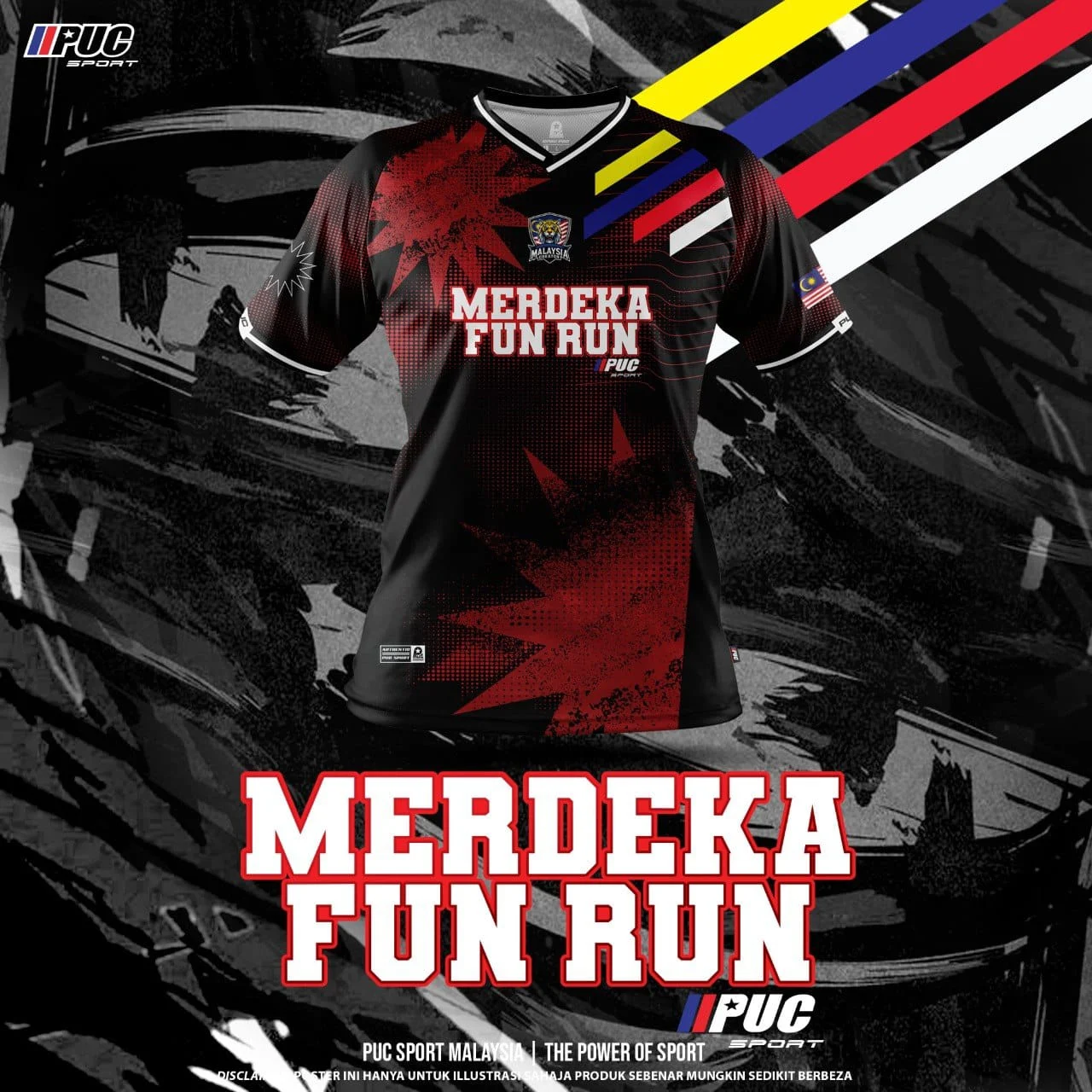 Jersi rasmi — pandangan depan